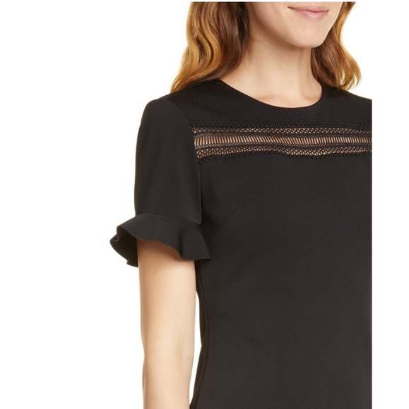 🔥LAST 1🔥NWT TED BAKER BLACK PENCIL DRESS - Picture 2 of 5